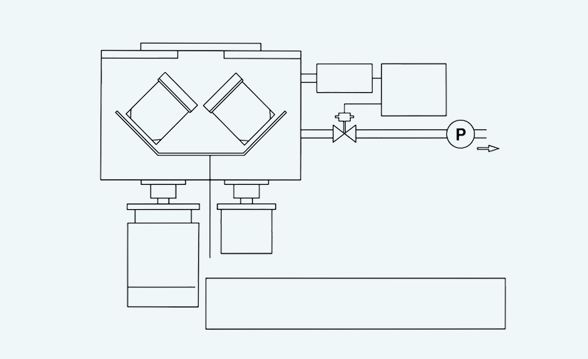 BUDOWA URZADZENIA 1 MAZERUSTAR - PRZEMYSŁOWY MIESZALNIK PLANETARNY PRÓŻNIOWY MAZERUSTAR - PRZEMYSŁOWY MIESZALNIK PLANETARNY PRÓŻNIOWY